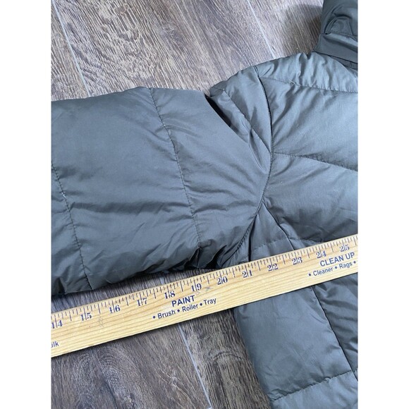 Columbia Olive Long Zip Up Up Quilted Down Puffer Jacket Women’s Size Medium - Picture 7 of 7